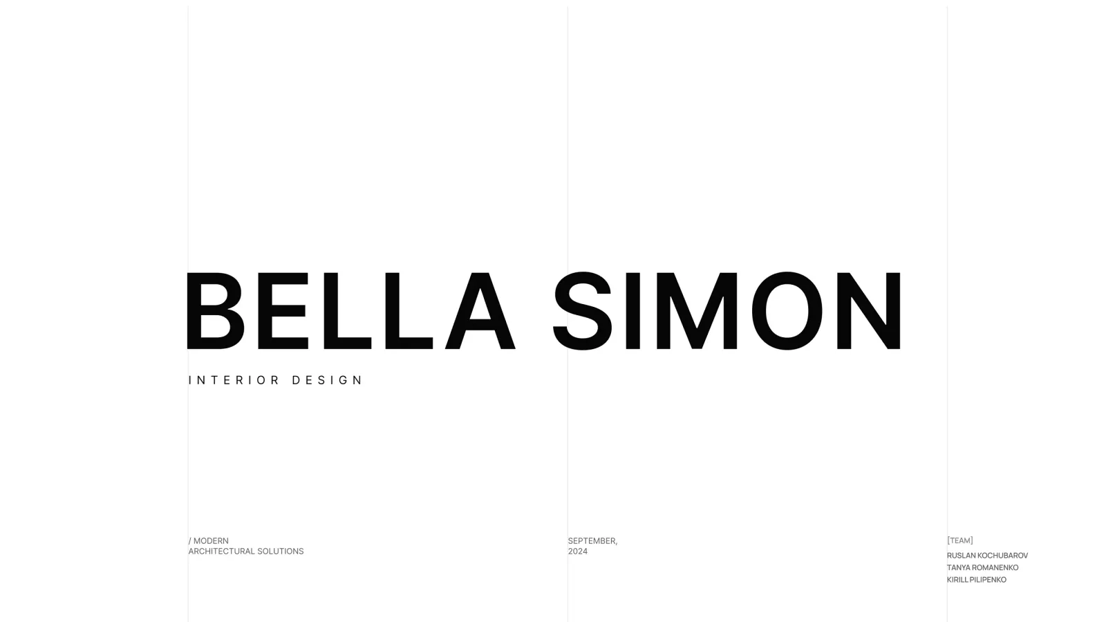 Bella Simon — редизайн сайта студии дизайна интерьеров — экран 6