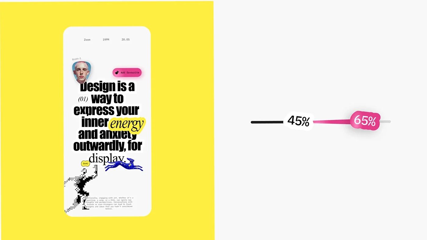 Make designs you enjoy — концепт-коллекция дизайн-артефактов — экран 5